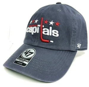 Washington Capitals NHL '47 Franchise Vintage Navy Blue Hat Cap Men's Fitted L - Picture 1 of 2