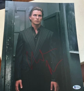 Christian Bale signed autographed 11x14 photo American Psycho Batman Beckett COA - Picture 1 of 1