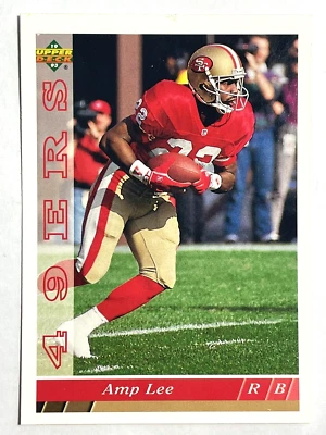 AMP LEE San Francisco 49ers 1993 Upper Deck Football Card #388 - Image 1 of 4