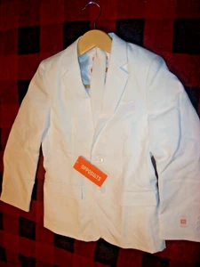 Oppo Suits White Knight Boys size 10 Suit Jacket & clip on Tie (B186) - Picture 1 of 5