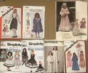Mädchen Nachthemd Kleid alle Größen Muster Paket Schnitt Gunne Sax Daisy Kingdom Vogue, Mix - Bild 1 von 8