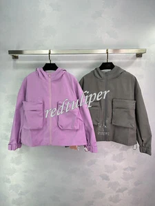 2024 Autumn/Winter New Coat Grey Purple SML - Picture 1 of 1