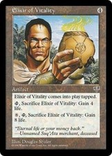 Elixir of Vitality NM MTG Mirage Magic 2B3