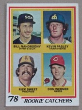 RICK SWEET San Diego PADRES 1978 TOPPS Rookie Catchers BASEBALL CARD #702