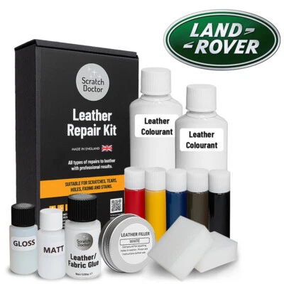 KIT DE REPARACIÓN DE CUERO LAND ROVER PARA AGUJEROS RASGADURAS RASGUÑOS ARAÑAZOS - Imagen 1 de 4