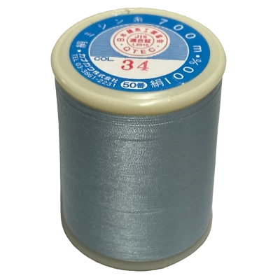 Hilo de seda Kanagawa Kinsuzu 050, 26 dtex 4x3, 700 m, 60 colores vibrantes Foto 1 de 4