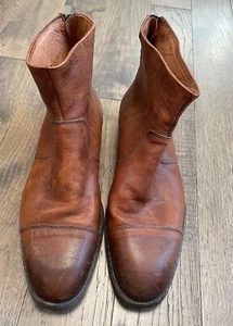 Johnson & Murphy 1850 cognacfarbene abgenutzte Stiefel - Stil: 20-5712 - EUC - 11M - Bild 1 von 6