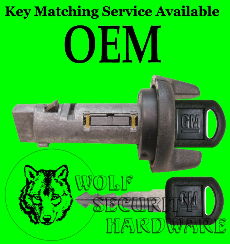 GM Chevy GMC Pontiac OEM Ignition Key Switch Lock Cylinder With 2 Keys - Image 1 of 2