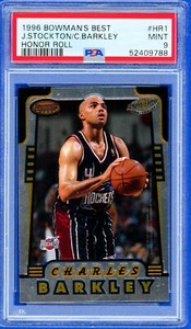 1996 Bowman's Best Charles Barkley / John Stockton #HR1 Honor Roll
