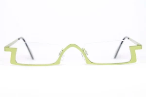 OPTICUNION OU73.631.03 Original Halb-Brille Eyeglasses Occhiali Half Grün Green - Picture 1 of 5