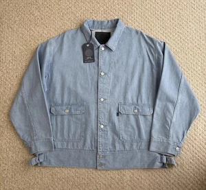 Levi's Made In Japan Utility Trucker Denim Jacket Oversized BNWT Mens Size XL - Picture 1 of 17