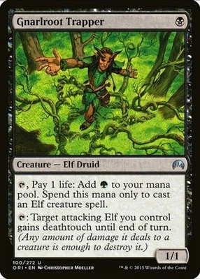 X 1 Gnarlroot Trapper NM-M Magic Origins 100 MTG Magic The Gathering - Image 1 of 2