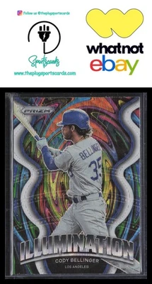 2022 Panini Prizm #IL-3 Cody Bellinger Illumination White Wave Prizm Dodgers🔥 - Image 1 of 2