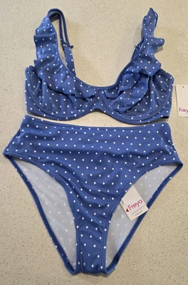 Conjunto de biquíni Freya Jewel Cove com aro - Tamanho 14F RRP $135 - Imagem 1 de 4