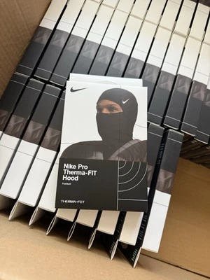 Nike Pro Therma-Fit Hyperwarm Hood Ski Mask Black SHIPS SAME DAY!!! - Image 1 of 4