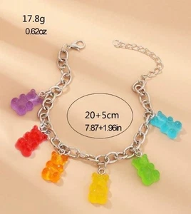 Pulsera de osos de goma de 7 pulgadas - Imagen 1 de 2