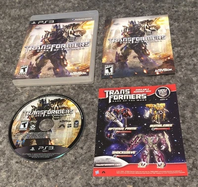 Transformers: Dark of the Moon (PlayStation 3 PS3) - Complete CIB W/ MANUAL - Image 1 of 3