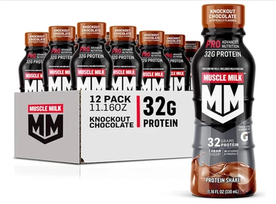 Batido de proteínas Muscle Milk Pro Advanced Nutrition Knockout chocolate 11,16 fl... Foto 1 de 4