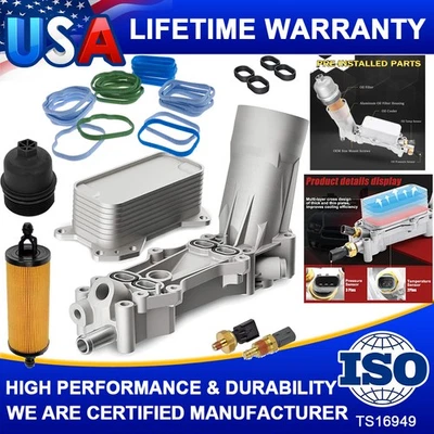 Carcasa de filtro de aceite de aluminio para Dodge Grand Caravan Jeep Chrysler 200 RAM 3,6 V6 Foto 1 de 4