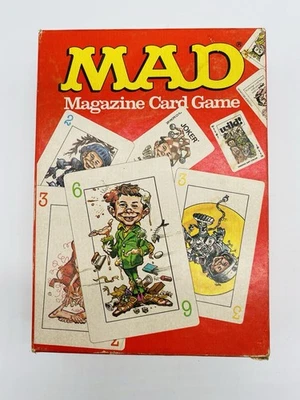 Vintage 1980 Parker Brothers Mad Magazine Card Game Original Box Complete - Image 1 of 4