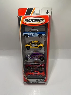 Matchbox Cars 5 Pack Gift Set DARE Diecast NIB Mattel Wheels 2000 Vintage - Image 1 of 4
