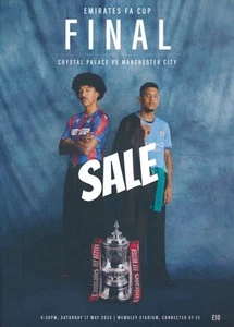 Crystal Palace V Manchester City FA Cup Final Programme 2025 SALE - Picture 1 of 1