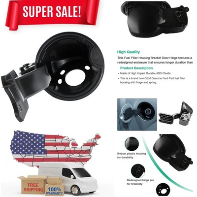 Carcasa de puerta de llenado de gas duradera para camiones F150 y Lincoln Mark LT 2009-2014 Foto 1 de 4