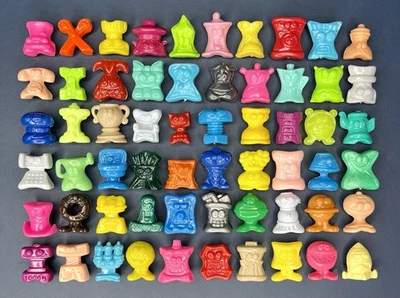 Classic GoGos Crazy Bones Things Complete Mixed Set of 60 Figures Rare Vintage - Image 1 of 4