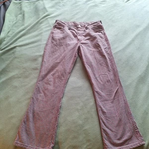 Vintage Wrangler Houndstooth Pants Mens 34x30 Red Checked 70's Jeans Made In USA - Picture 1 of 10