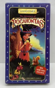 The Adventures of Pocahontas Indian Princess-Goodtimes VHS - Picture 1 of 7