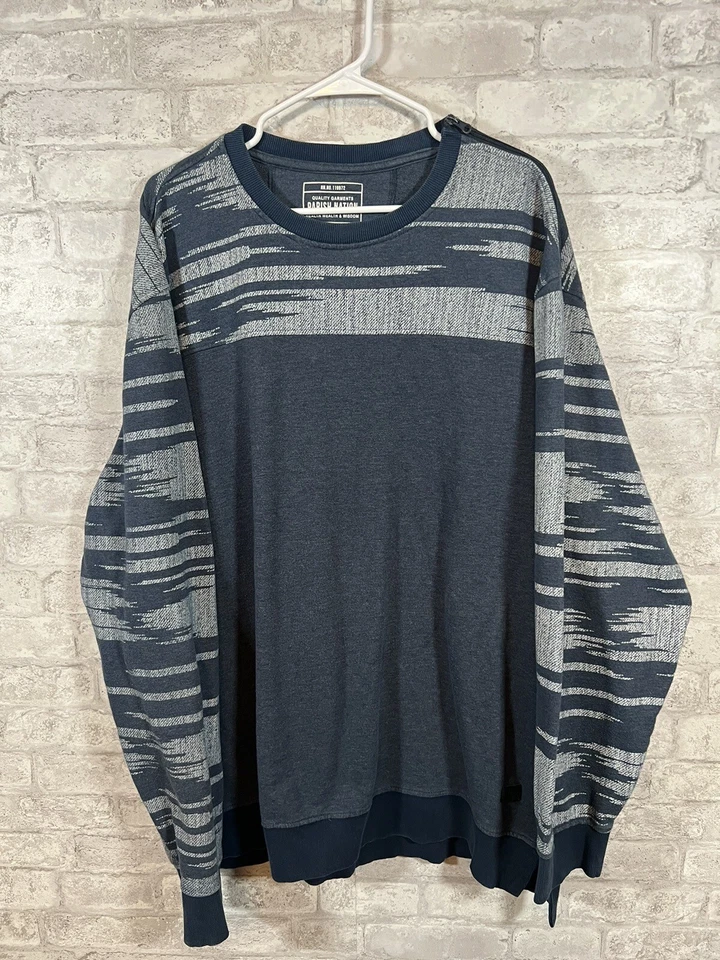 Sudadera Parish Nation Hombre Talla 4XL Azul Polar Manga Larga Cuello Redondo Foto 1 de 4