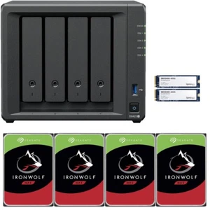 Synology DS423+ NAS 2GB RAM 800GB Cache 24TB (4x6TB) Seagate Ironwolf Drives - Picture 1 of 7