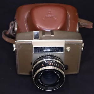 Pentacon Pentina Braun/Gold CZJ Tessar 2,8/50 1Q (gold) SLR vintage Cult Design - Bild 1 von 7