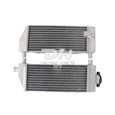 Dos radiadores de aluminio izquierdo y derecho 2 filas para Yamaha YZ250/WR250 2002-19 YZ 250X 16-19 Foto 1 de 4