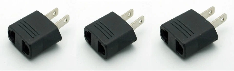 Adaptador de enchufe americano de 2 clavijas planas - Incluye cantidad - 3 Foto 1 de 1