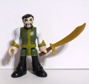 Imaginext DC Super Friends RA'S AL GHUL WITH SWORD ~ Original 2015 Version~Exc - Picture 1 of 2