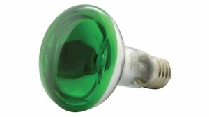 GREEN 60W R80 Coloured Reflector Disco Spot Light Bulb ES E27 Screw Lamp - Picture 1 of 3