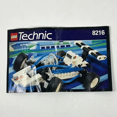 LEGO Technic Race Car Turbo 1 8216 Replacement OEM Manual - 1997 - Image 1 of 4