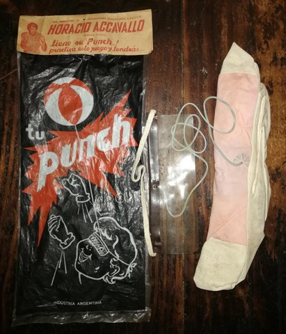 60'S OLD UNIQUE HORACIO ACCAVALLO WORLD CHAMPION ARGENTINA PUNCH BAG BOXING TOY Cover