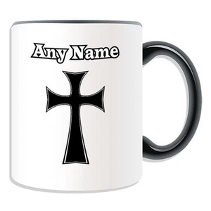 Regalo Personalizado Taza Aguda Cruz Caja de Dinero Taza Decoración Elegante Té Punk Gótico - Imagen 1 de 21