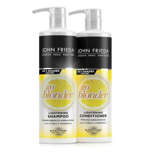 John Frieda Sheer Blonde Go Blonder Shampoo and Conditioner (2 x 500ml)