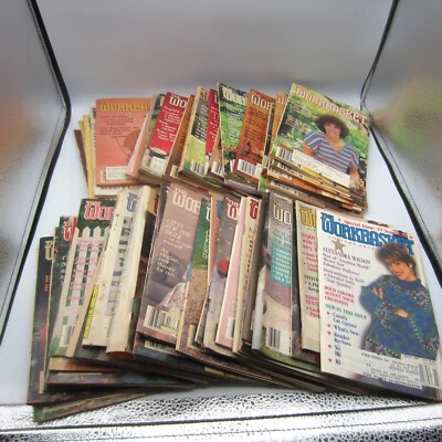Lot of 43 - 1980's & 1990s VTG The Workbasket Magazine Sewing Home & Needlecraft - Image 1 of 4