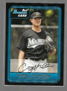 2006 Bowman Draft Draft Picks Corey Madden #DP39 Marlins