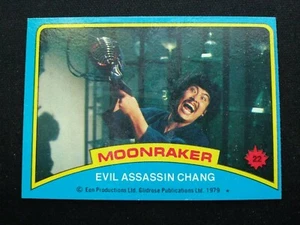 1979 Topps James Bond - Moonraker Card # 22 Evil Assassin Chang (EX) - Picture 1 of 3