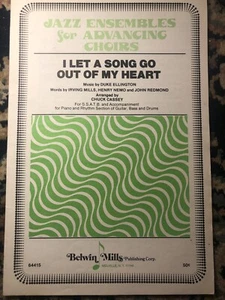 1978 Spartiti Corali DUKE ELLINGTON Let A Song Go Out Of My Heart - Foto 1 di 2