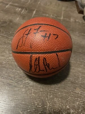 Steve Francis Elton Brand Signed Mini Ball 2000 Co Rookie Of The Yr Winners - Image 1 of 3
