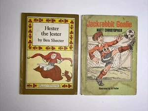 Two Vintage An I Can Read Hardback Books - Jackrabbit Goalie & Hester the Jester - Picture 1 of 12