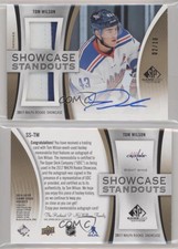2020-21 Upper Deck SP Game Used 2020-21 Update /10 Tom Wilson #SS-TW Patch Auto