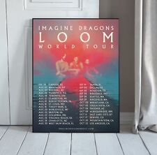 Imagine Dragons LOOM Tour Date 2024 Poster