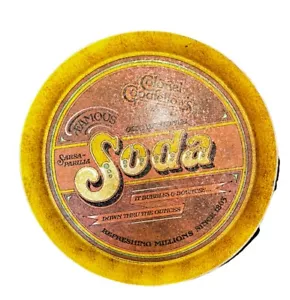 Vintage Tablett Soda Metall 12,5" Colonel Goodfellow’s Sarsa-parilla 1979 - Bild 1 von 7
